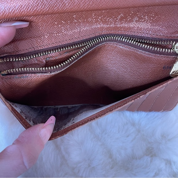 LOUIS VUITTON Long Wallet Monogram Canvas Authentic USED - Picture 11 of 11